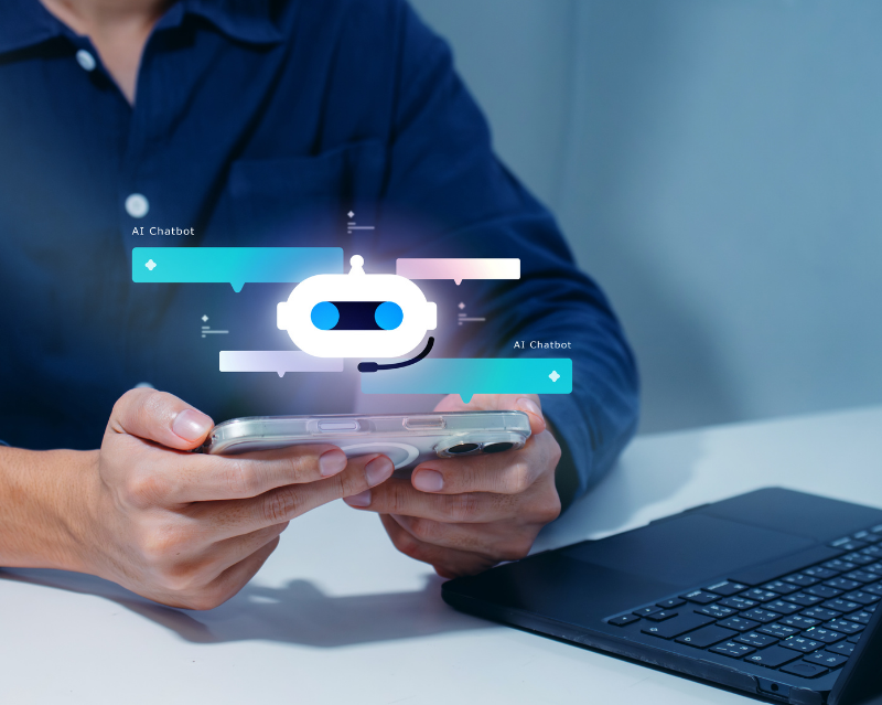 AI Chatbot Agency and AI Chatbot Company supporting an eCommerce customer.